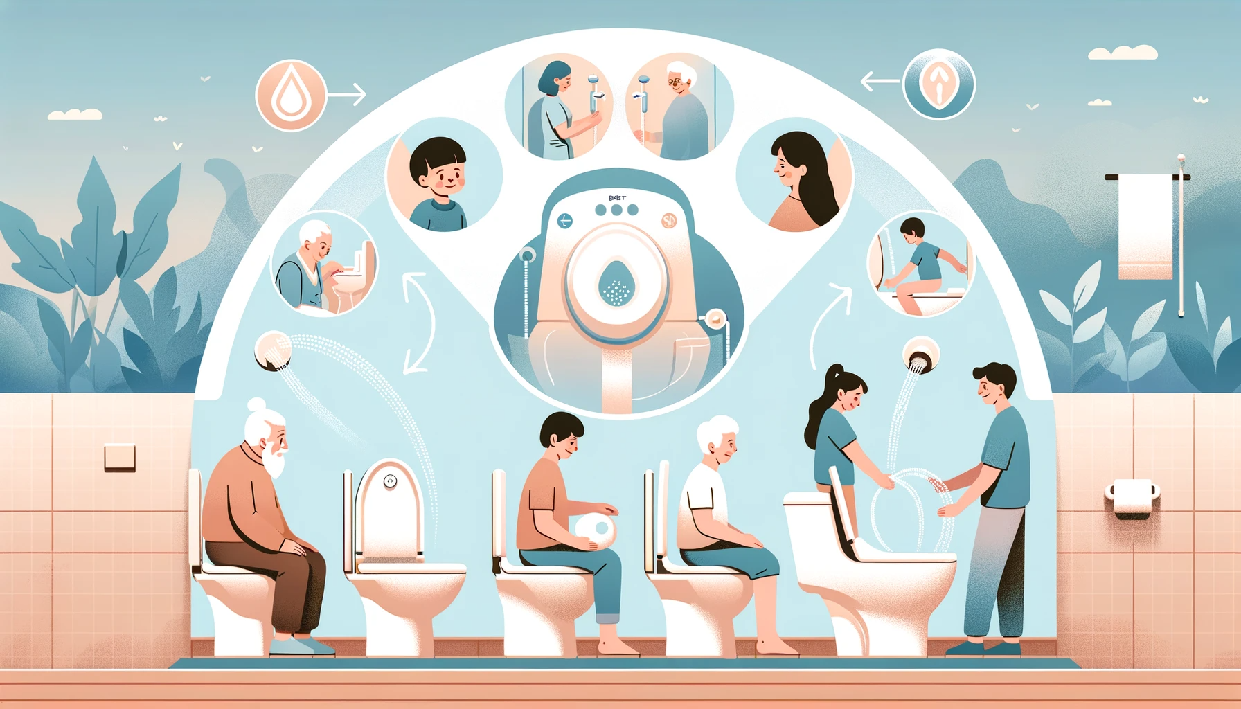 Bidets for Children and Elderly Safety and Convenience Features